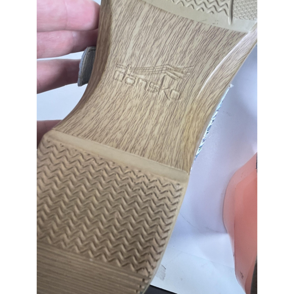 Dansko Sandals Womens Size 41 EU 10.5 11 US Sophie Multicolor Stripe Buckle - Picture 11 of 13